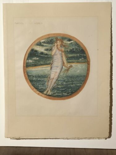 Rare 1905 Colotype From “The Flower Book” | Burne-Jones | Pre-Raphaelite Art