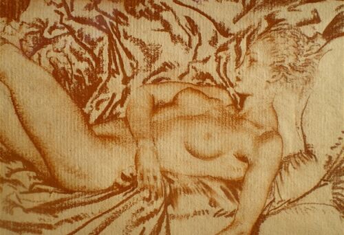 Sir Willam Russell Flint | Original Fine Nude Drawing | Signed | Provenance