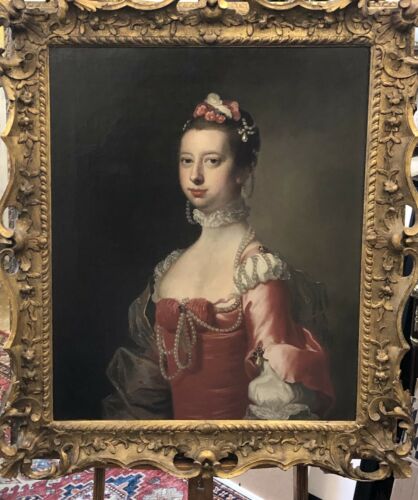 Thomas Hudson | Portrait Of Ann Cockayne Cust | Circa 1755 | Oil on canvas.