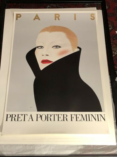 1982 Pret A Porter Paris Poster By Razzia | Retro