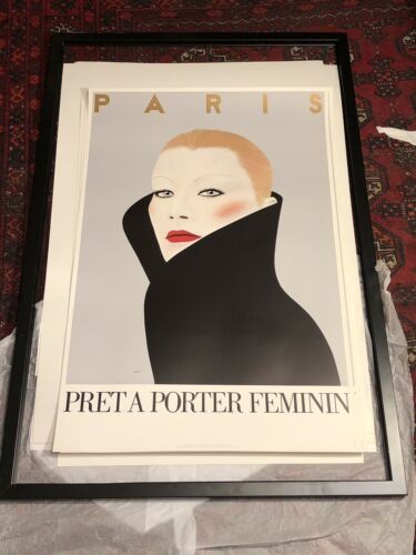 1982 Pret A Porter Paris Poster By Razzia | Retro