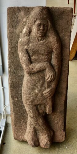 Antique Gloucestershire Stone Sculpture of a Medieval Knight | Unique