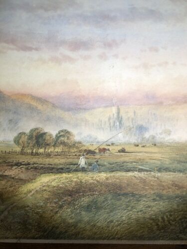 Antique Lansdscape Painting | Watercolour | Edward Smythe 1820-1899