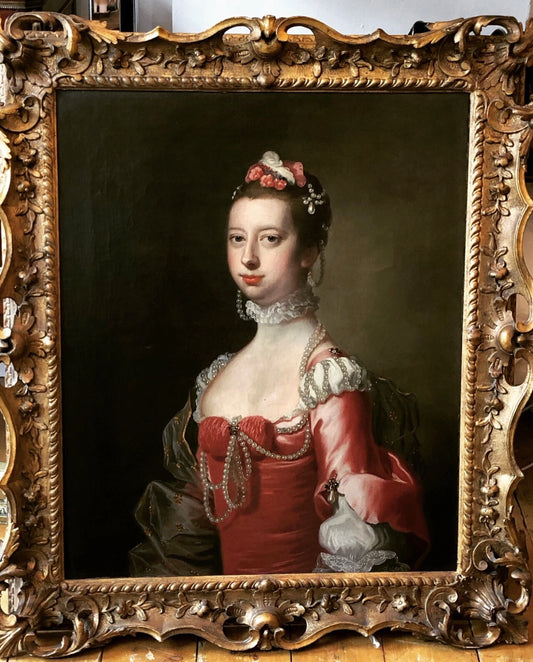 Portrait of a Lady attributed to Thomas Hudson