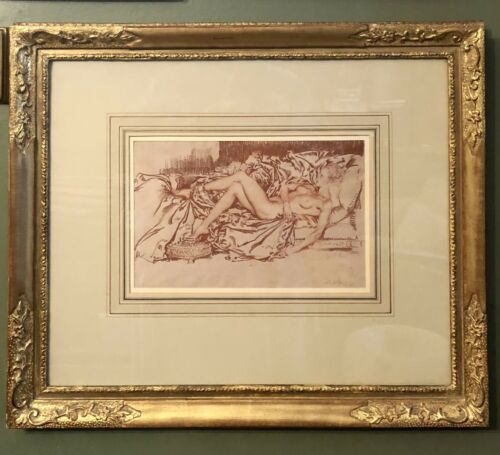 Sir Willam Russell Flint | Original Fine Nude Drawing | Signed | Provenance