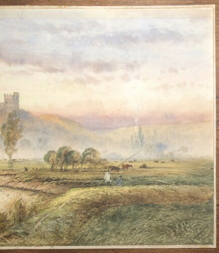 Antique Lansdscape Painting | Watercolour | Edward Smythe 1820-1899